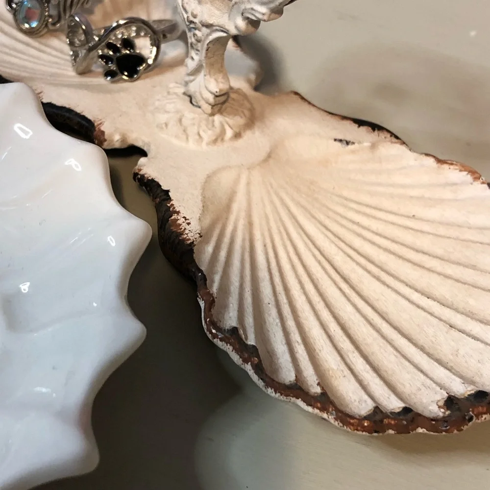 Vintage Style Trinket Dishes and Costume Jewelry Bundle Of Five New